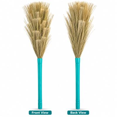 NATURAL GRASS BROOM - 1 Pcs